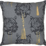 Coco tiger gray | Cushion cover