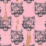 Wallpaper sample | Coco tiger pink