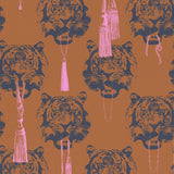 Wallpaper sample | Coco tiger mustard