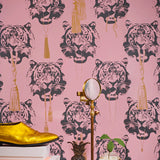 Wallpaper | Coco Tiger pink